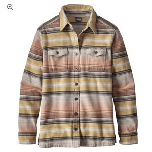 Patagonia Long-Sleeved Fjord Flannel Shirt, Size 2